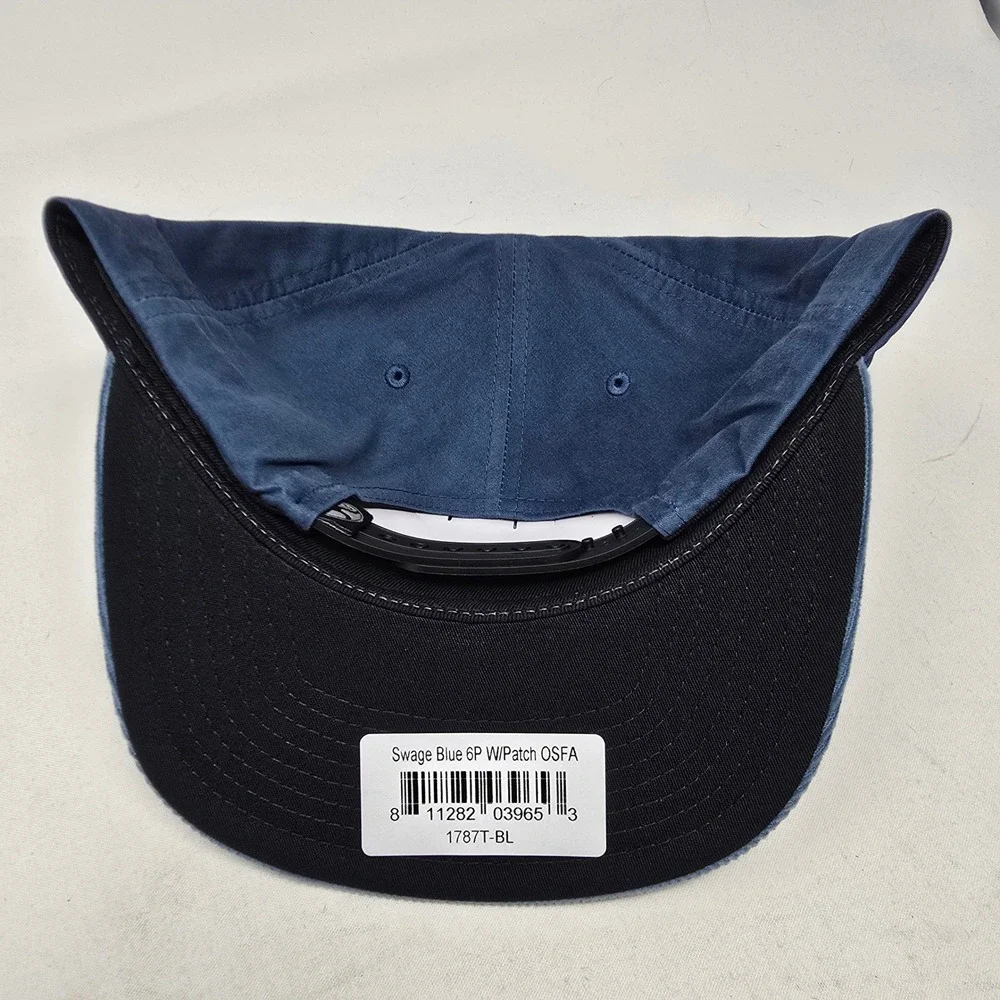Hooley Western Brands Swage Blue Hybrid‎ Bill Snapback Cap corduroy NEW